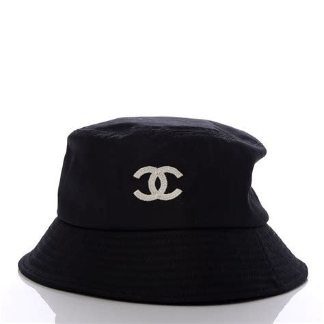 chanel haanet|chanel cotton bucket hat.